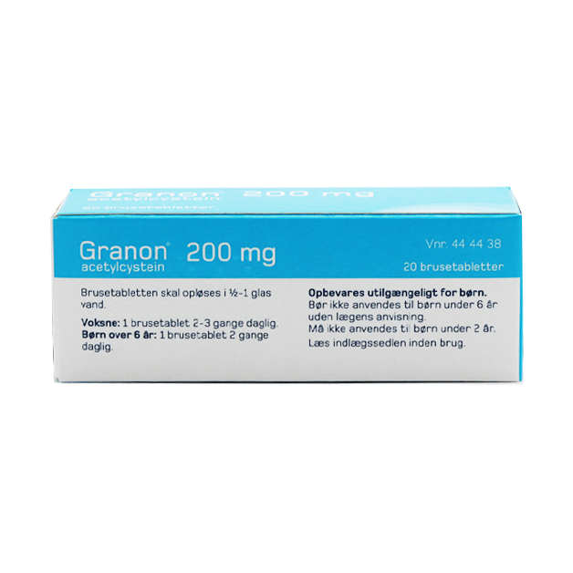 Granon 200Mg 20 Back