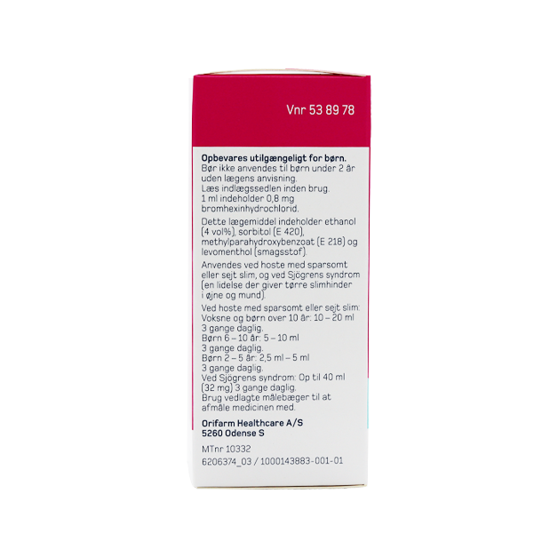 Bromhexin 150Ml Back